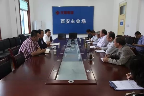 西安市大兴新区土门管委会到龙钢集团进行专题交流