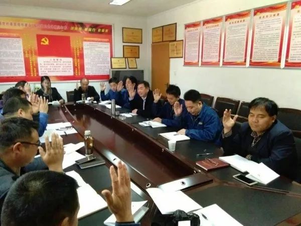 大西沟矿业公司机关第二党支部学习十九大精神