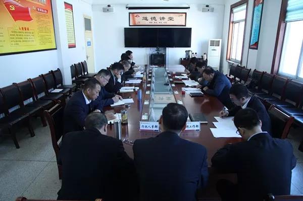 王俊龙指导龙钢集团2018年度领导班子专题民主生活会