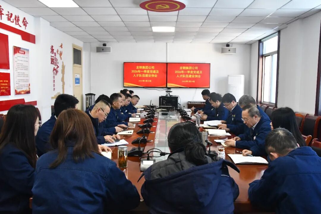 龙钢集团召开2026年一季度党建及人才队伍建设例会